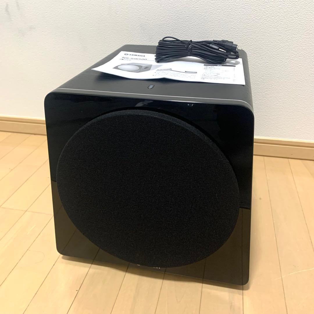 【ほぼ未使用】YAMAHA NS-SW500 サブウーファー　ブラック