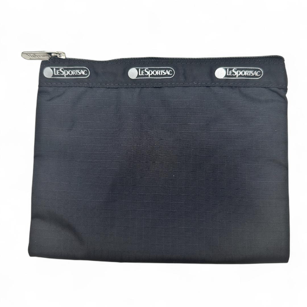 新品　LeSportsac レスポートサック　旅行用　ボストンバッグ　黒ポーチ付