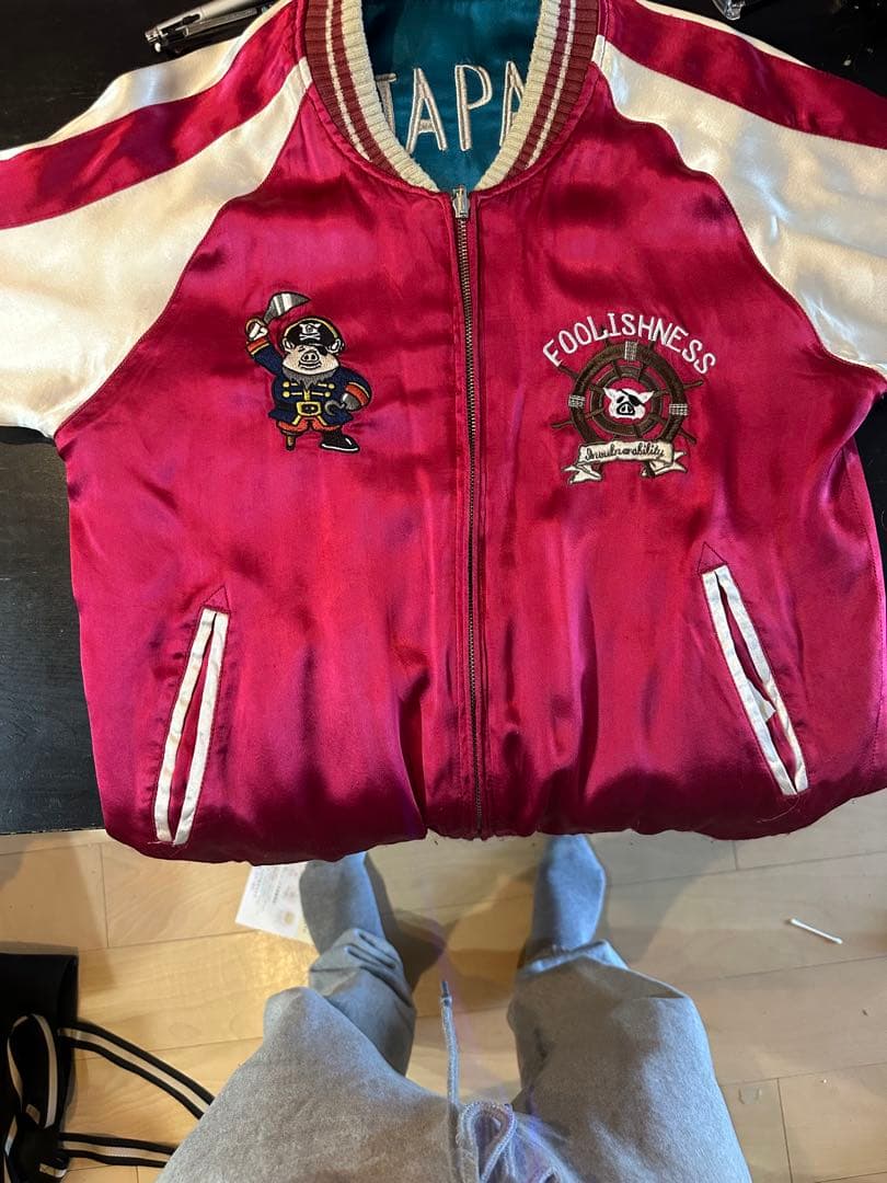 Studio Dartisan スカジャン M 赤白