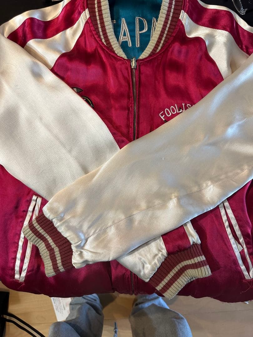 Studio Dartisan スカジャン M 赤白