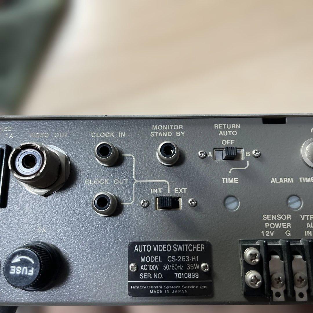 アンプ HITACHI REMOTE EYE AUTO VIDEO SWITCHER