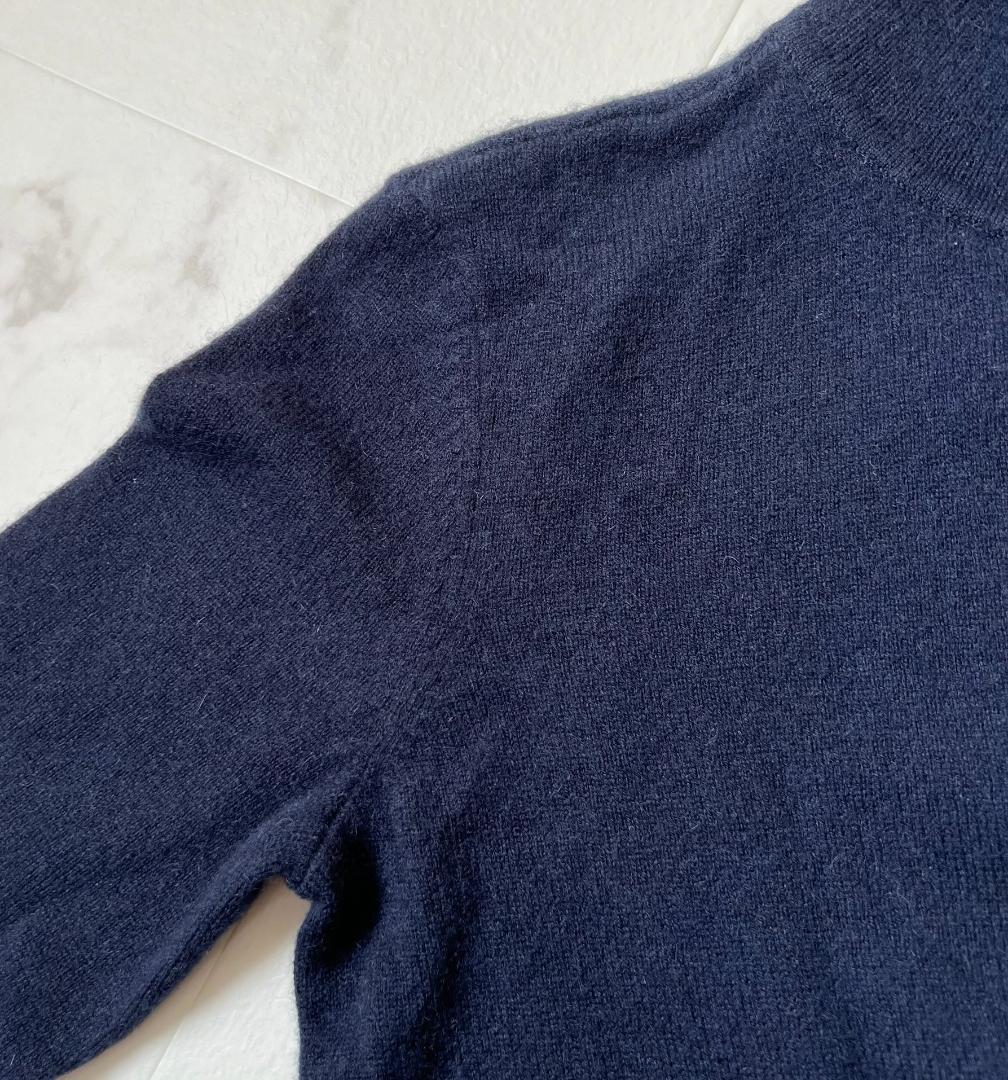 ✨未使用✨ローレン ラルフ ローレン カシミヤ100％ フリルハイネック ニット