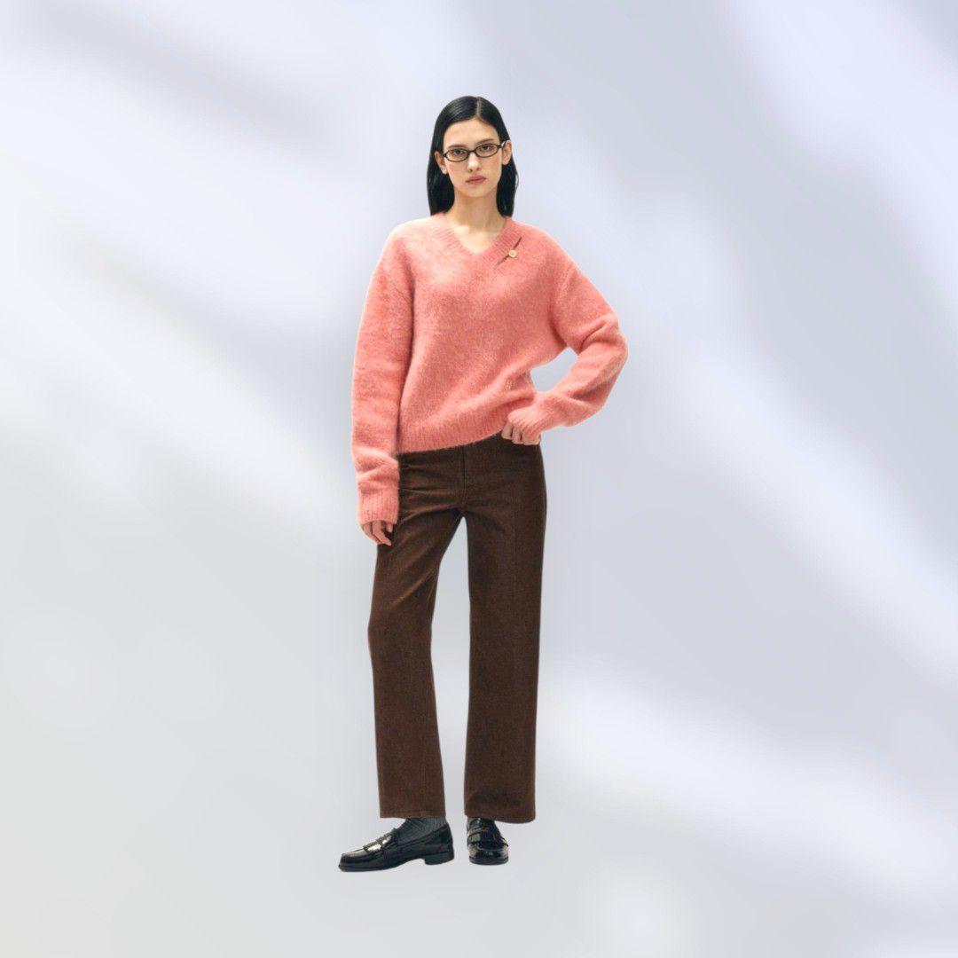 加*)様 【新品タグ付】SATUR セター 韓国トレンド モヘア混ニット ピンク