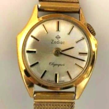 Zodiac Olymposゴールド 手巻き時計レディースヴィンテージ品