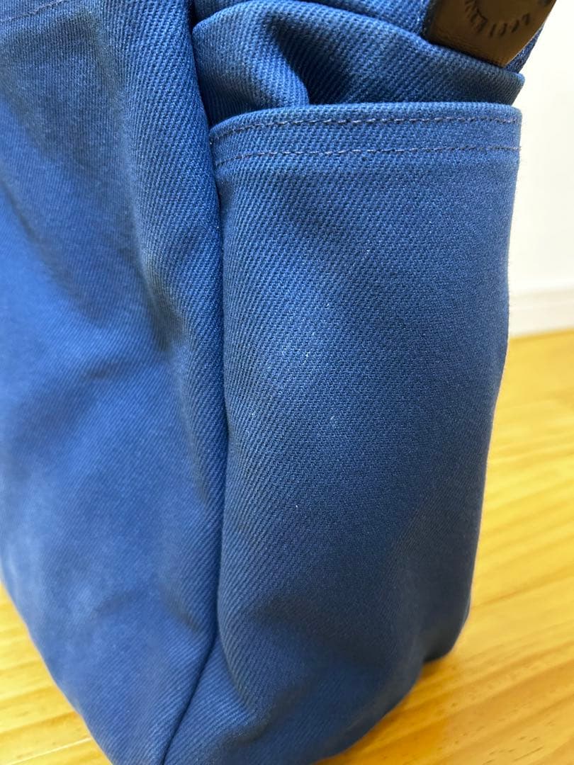 フィルソン トートバッグ ジッパーあり 使用にともなう色褪せあり