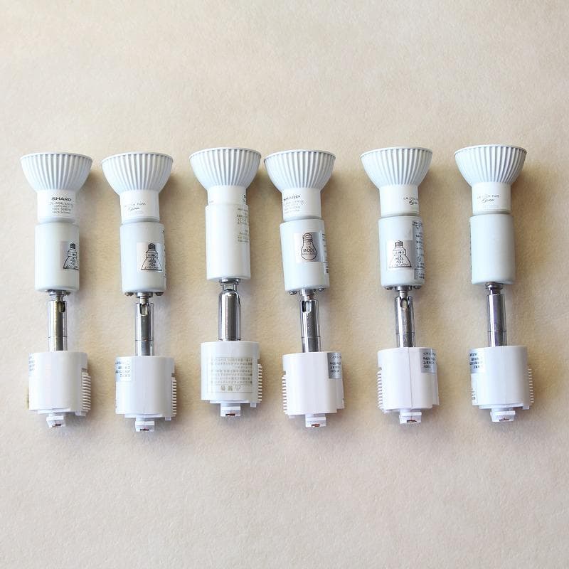 ダクトレール用スポットライト　６個セット 取り付け型