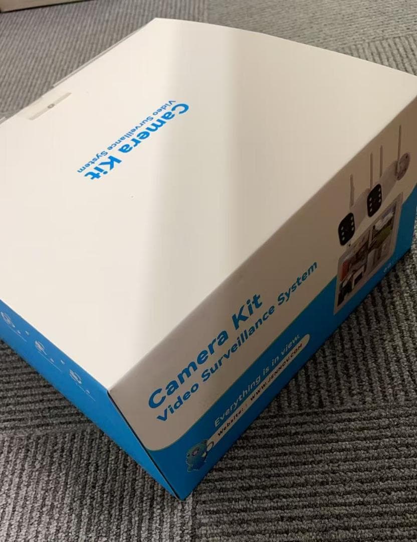 防犯カメラ 屋外 2台 モニター付き ワイヤレス 120°広角レンズ