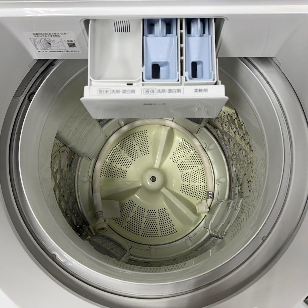 220 洗濯機　8kg インバーター搭載　美品　保証込　大人気モデル　冷蔵庫も有
