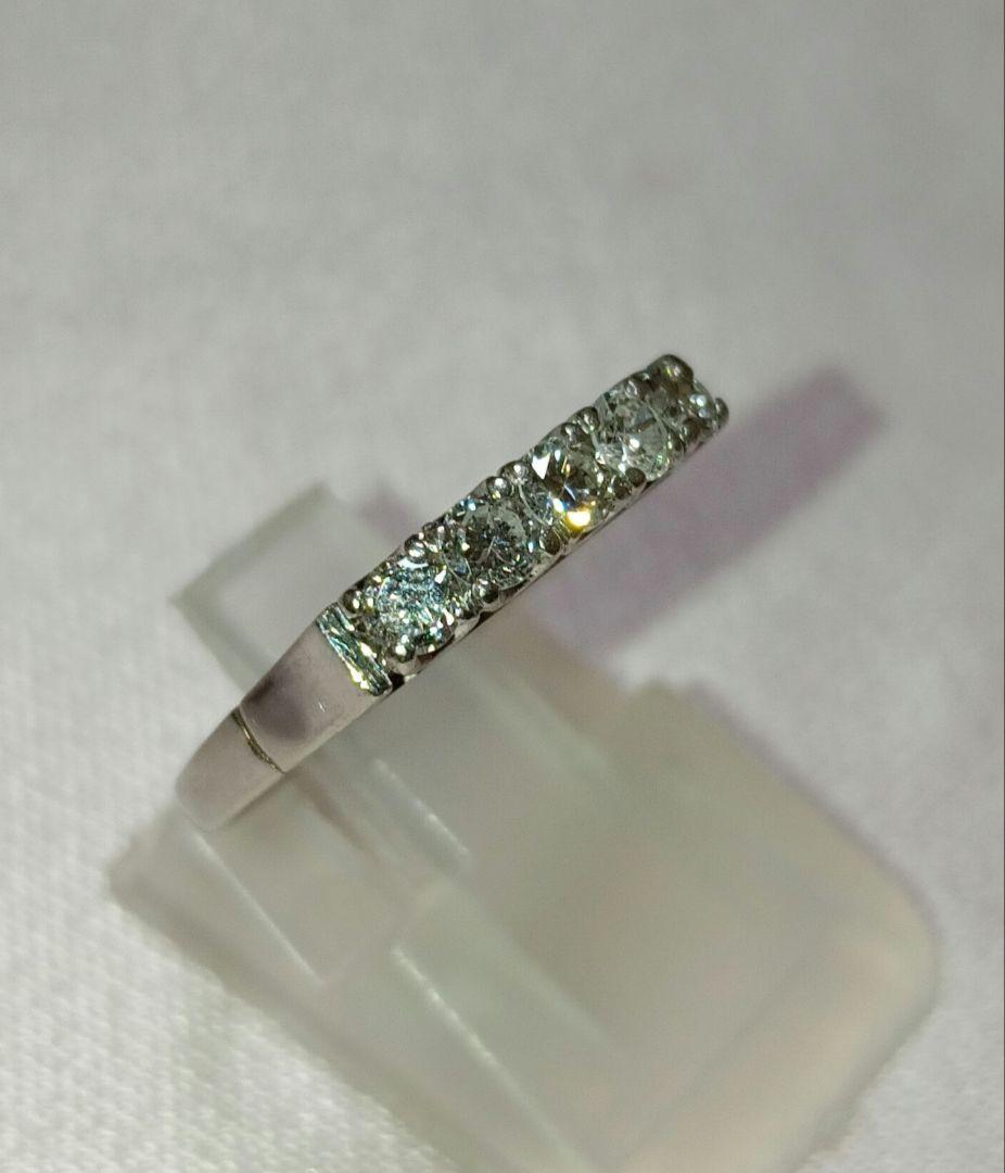 ヴィンテージ　ダイヤモンドエタニティリング　プラチナ