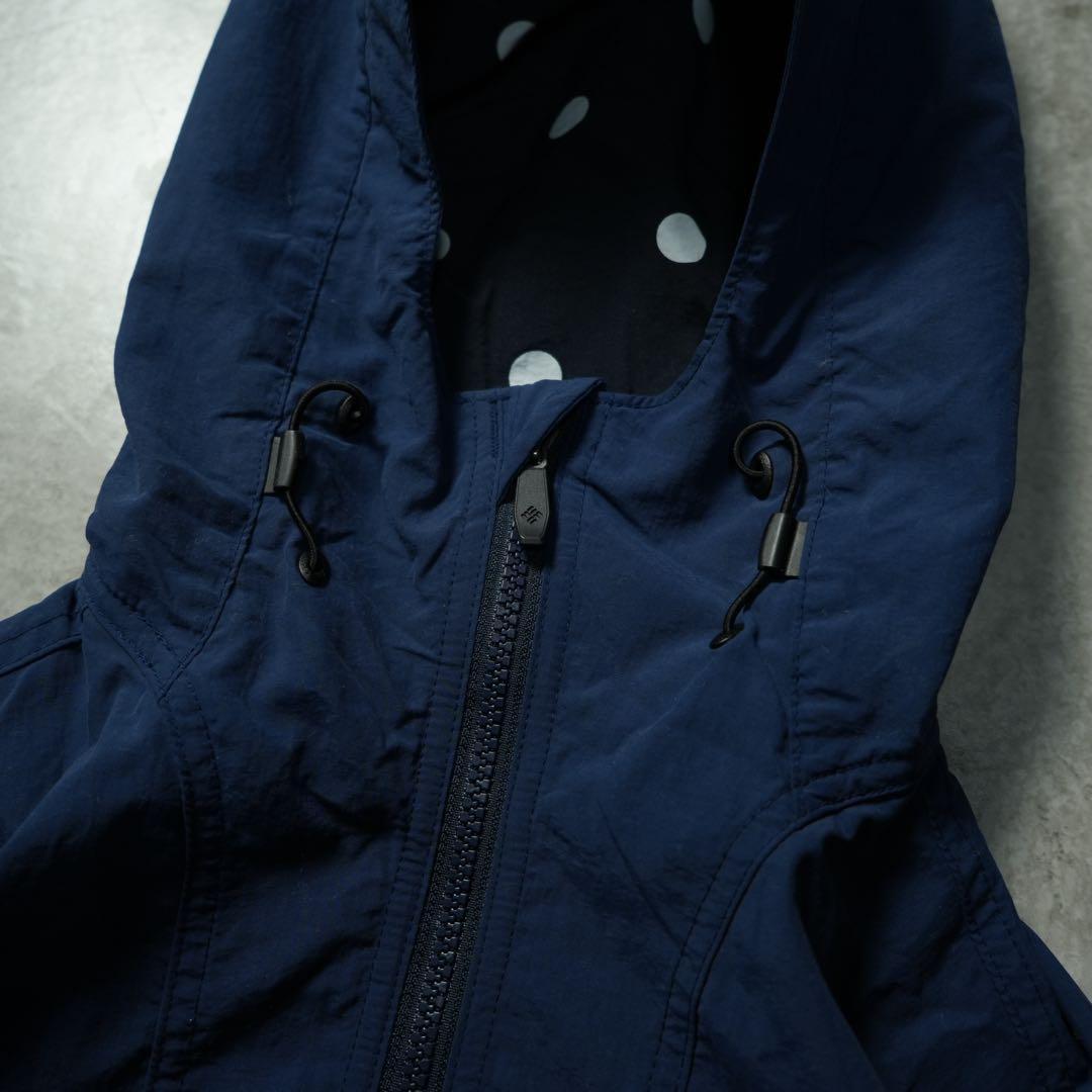 y2k Columbia 短丈 シェルジャケット ネイビー テック系 シティー
