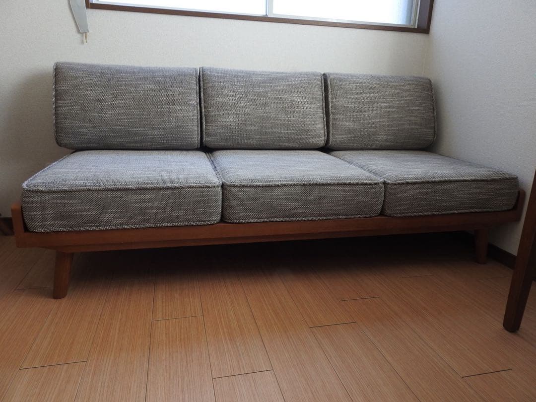 3人掛け　ソファ　unico ALBEROカバーリングソファ チークカラー