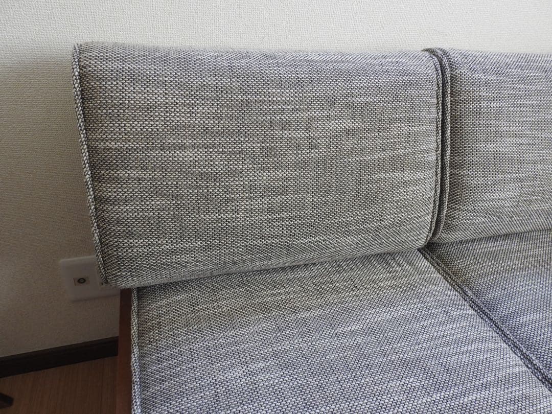 3人掛け　ソファ　unico ALBEROカバーリングソファ チークカラー