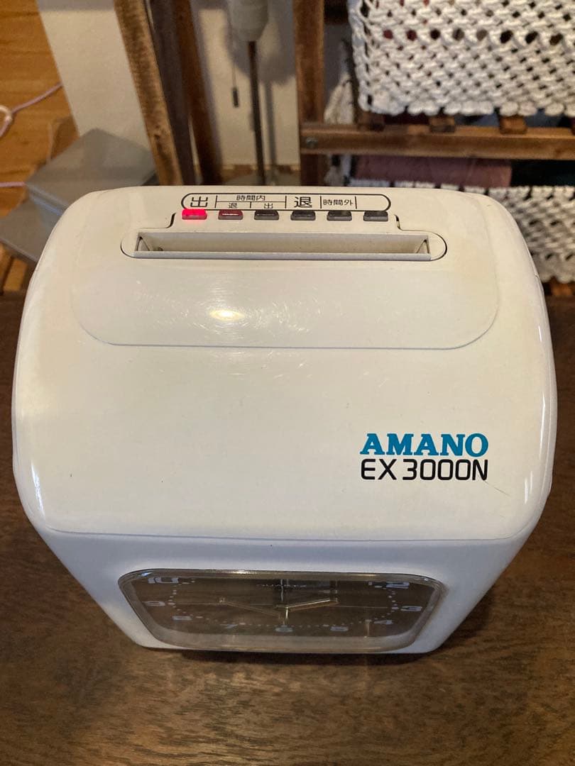 AMANO タイムレコーダー　EX-3000NW 稼働品