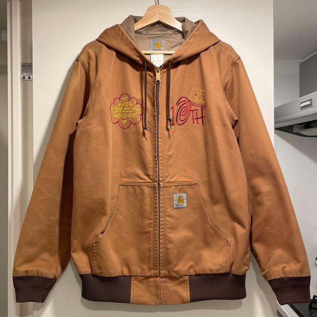 超希少サイズ carhartt haze stussy savage ジャケット