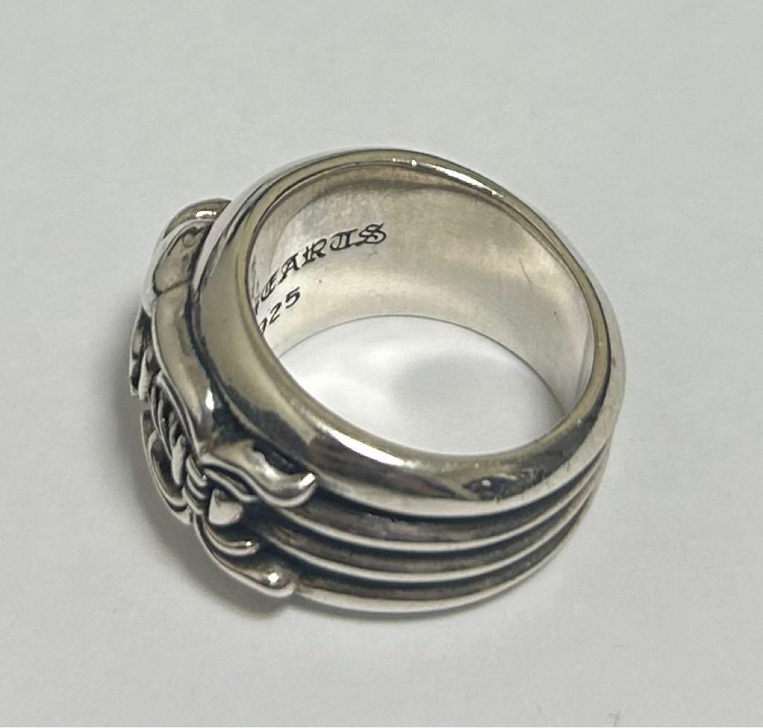 クロムハーツ　ダガーハートリング　18号　確実正規品