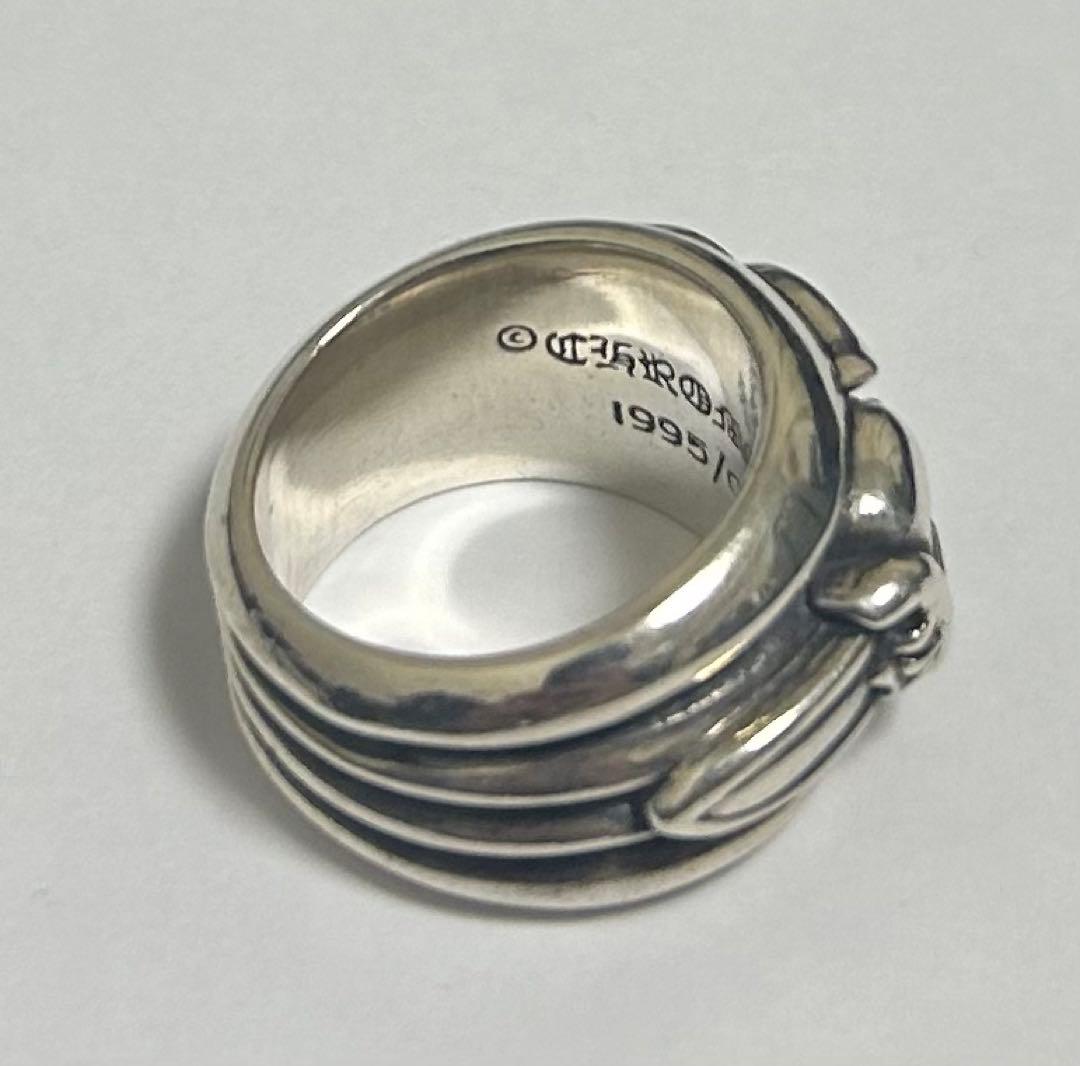 クロムハーツ　ダガーハートリング　18号　確実正規品