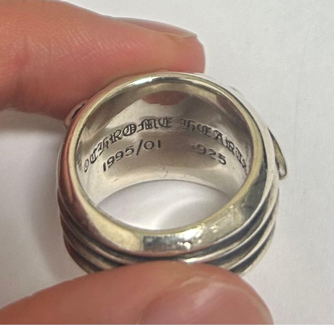 クロムハーツ　ダガーハートリング　18号　確実正規品