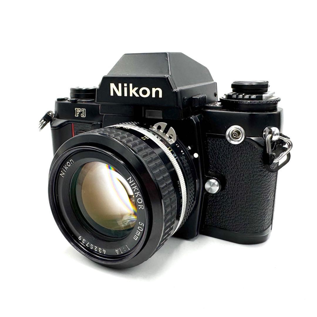 ❁完動品❁Nikon F3 単焦点レンズ付き 50mm フィルムカメラ