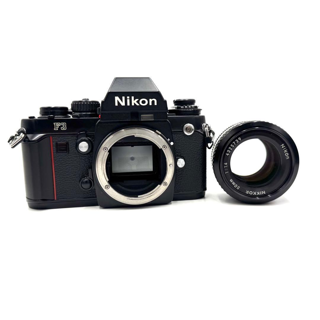❁完動品❁Nikon F3 単焦点レンズ付き 50mm フィルムカメラ