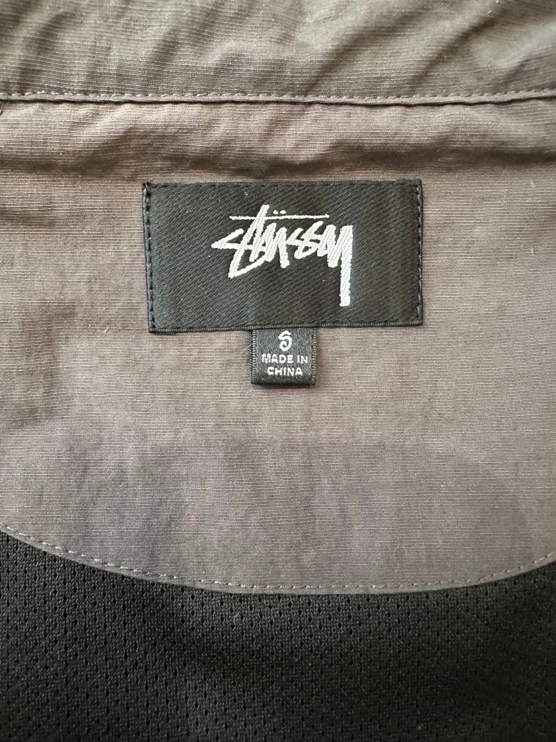 Stussy ビーチシェルジャケット 黒 ブラック 美品 サイズS