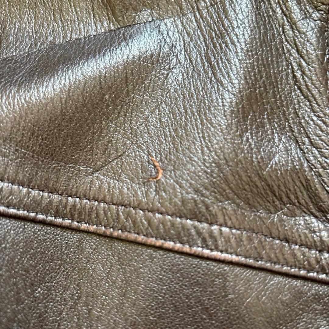 ラム革ハーフコート