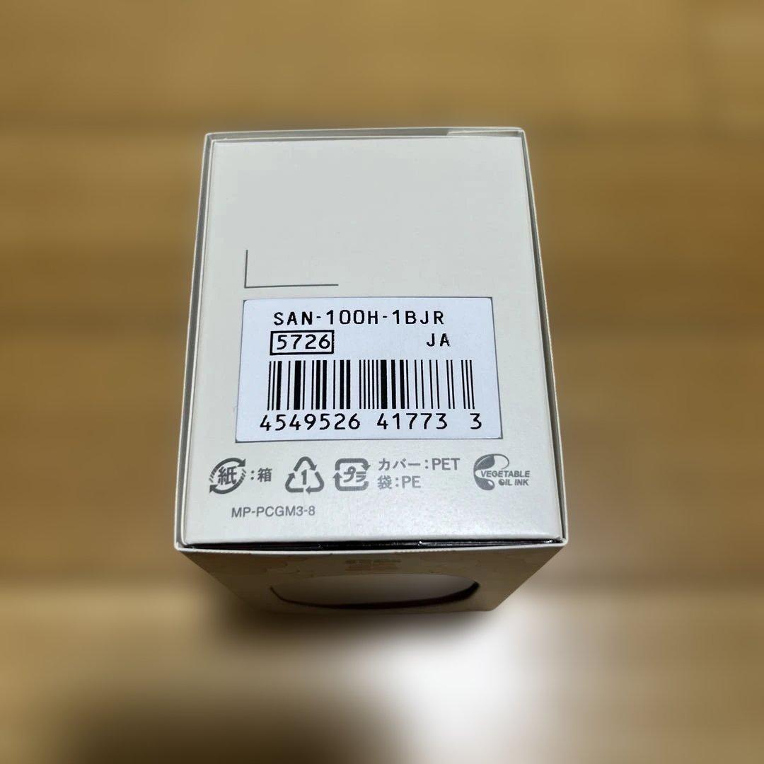 新品未開封 サウナ時計 サ時計 CASIO SAN-100H-1BJR ブラック