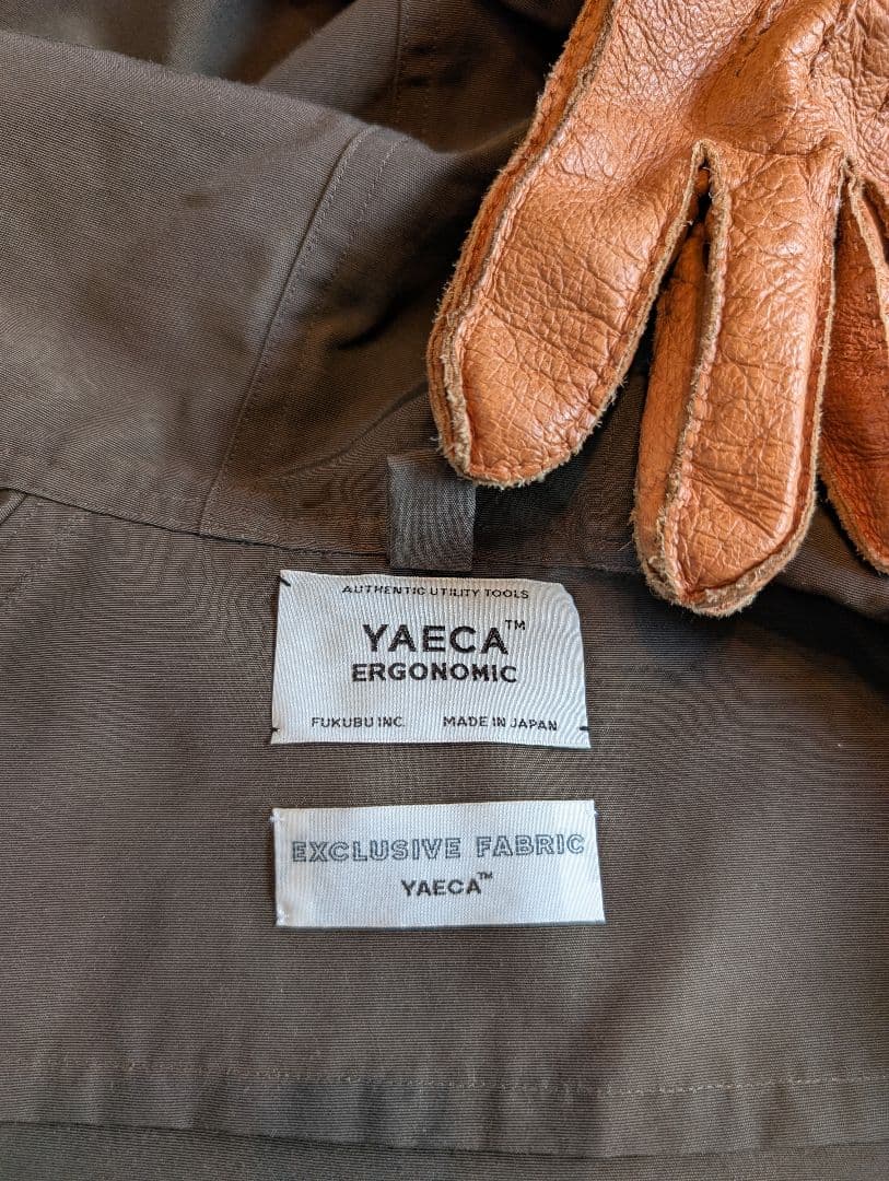 美品 YAECAヤエカ６０／４０クロスマウンテンパーカー S オリーブグリーン
