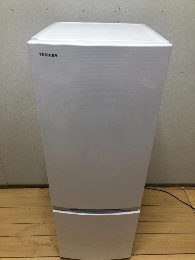 東芝 2ドア冷凍冷蔵庫 シェルホワイト 171L /右開きGR-M17BS(W)
