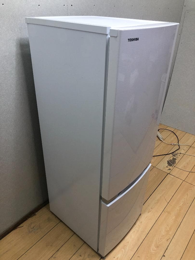東芝 2ドア冷凍冷蔵庫 シェルホワイト 171L /右開きGR-M17BS(W)