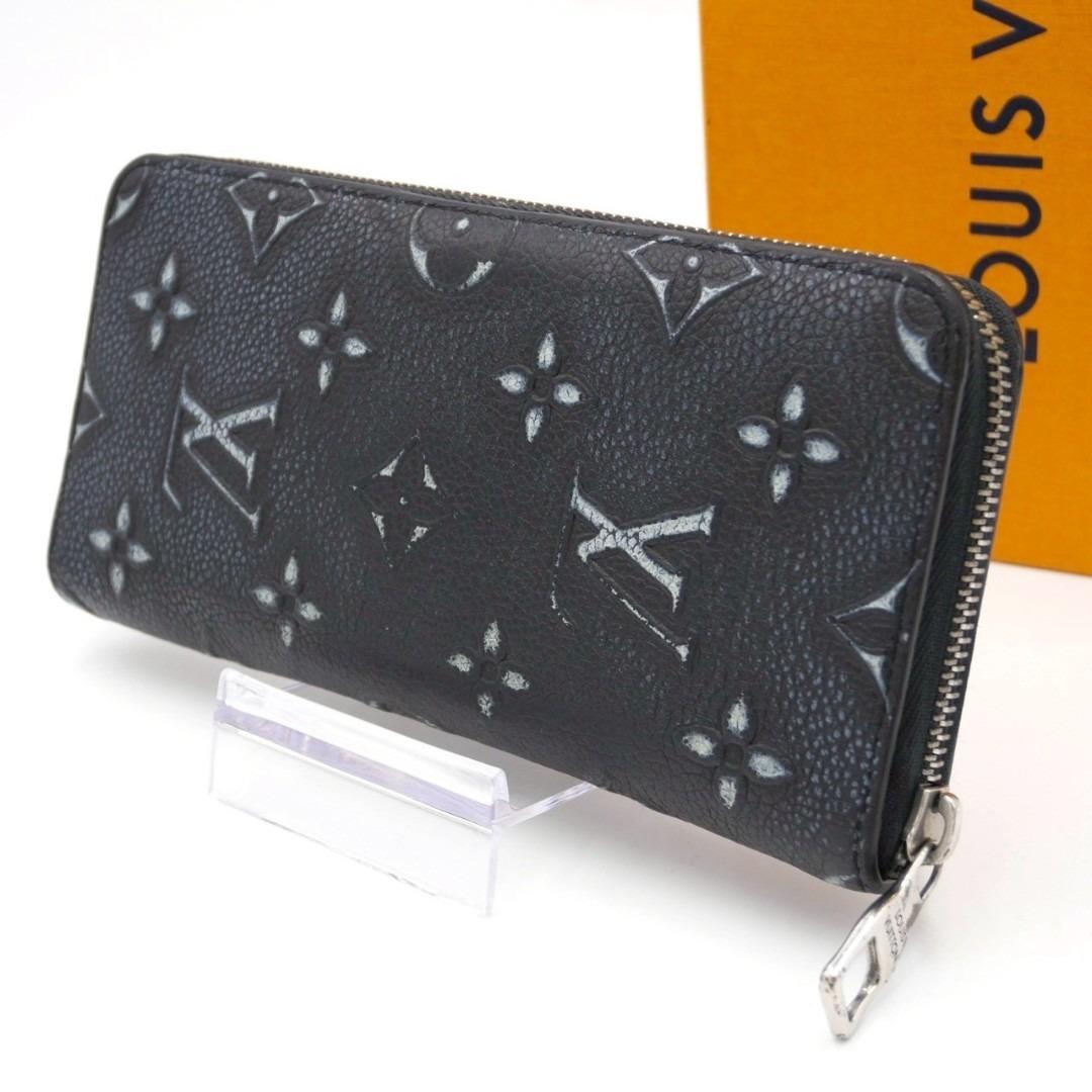 ルイヴィトン ジッピーウォレット ヴェルティカル カウハイド ブラック 長財布