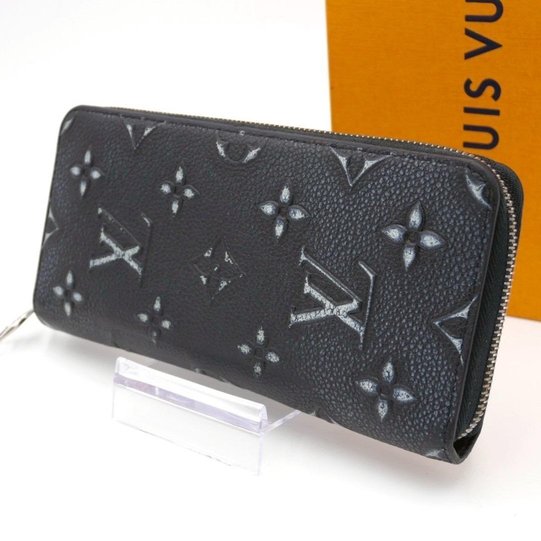 ルイヴィトン ジッピーウォレット ヴェルティカル カウハイド ブラック 長財布