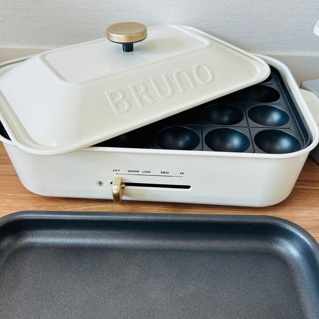 【極美品】Brunoホットプレート　セラミックコート鍋ブルーノ
