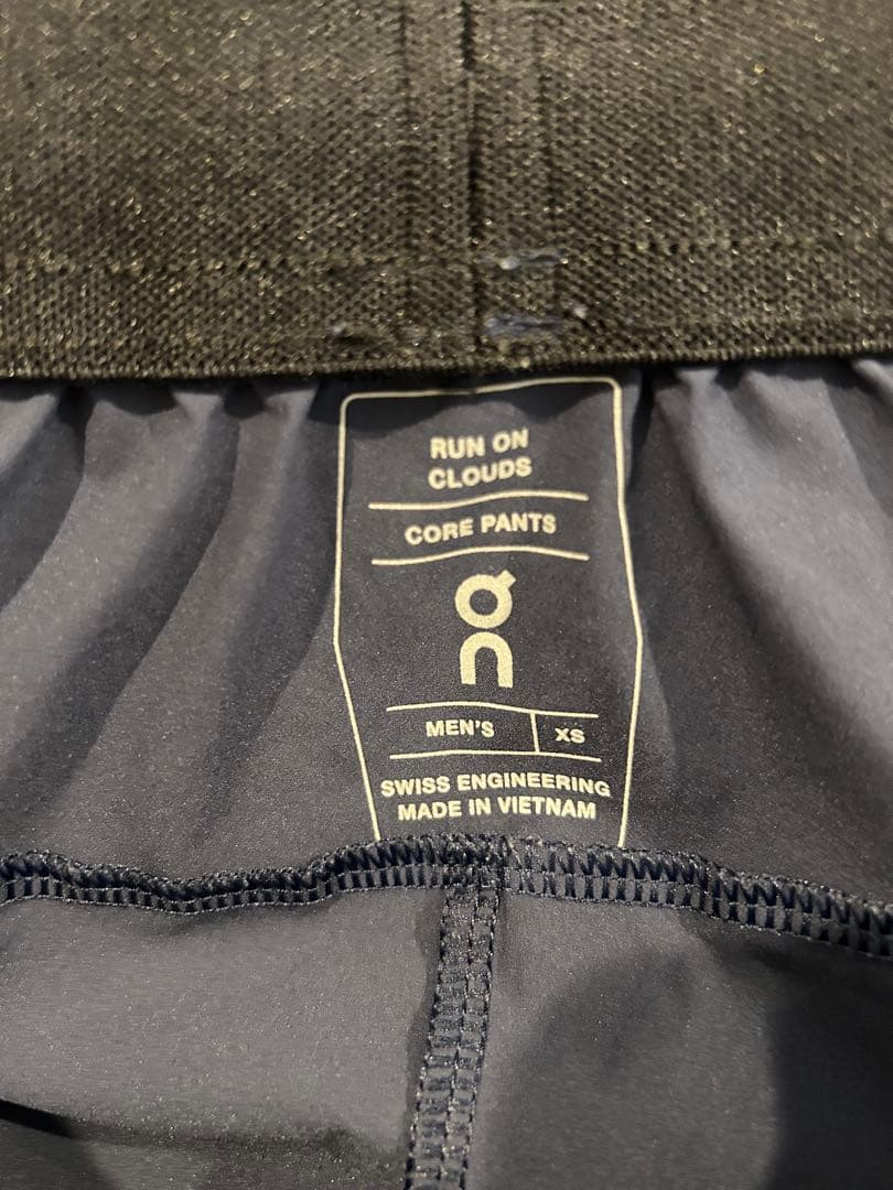 [On] Core Pants ミッドナイト(ネイビー)　サイズ： XS