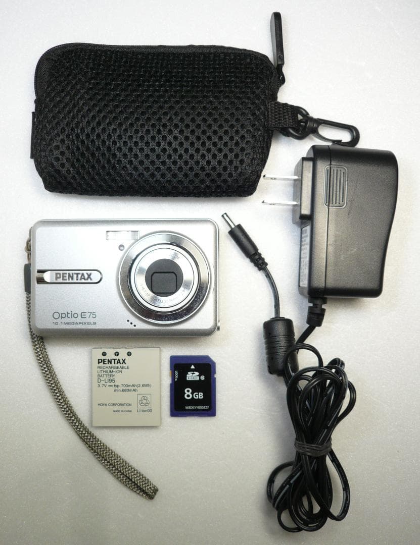 PENTAX★Optio E75⭐️欧州限定モデル❤️極美品です⭕️安心の実働品