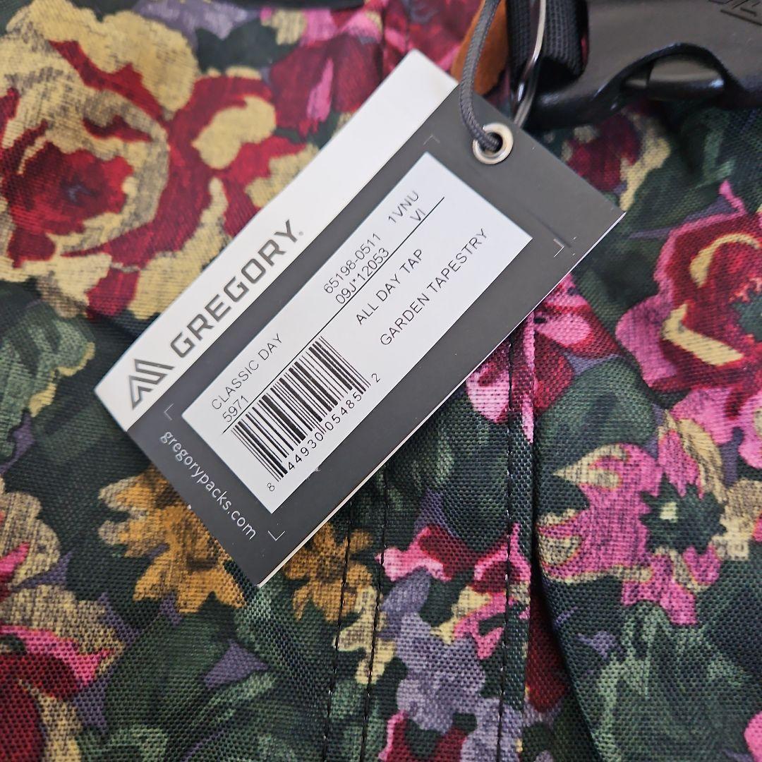 未使用　GREGORY フラワーパターンリュック