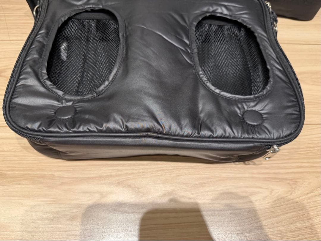 calin カラン　マザーズバック　ポーチバック　ブラック