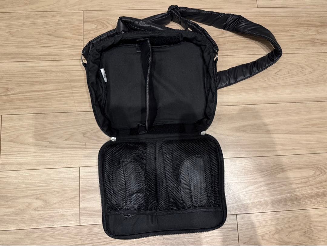 calin カラン　マザーズバック　ポーチバック　ブラック