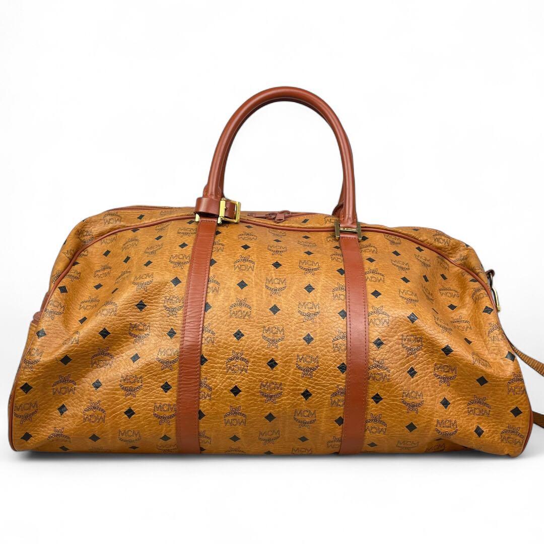 美品　MCM ボストンバッグ　旅行バッグ　ヴィセトス　モノグラム　ショルダー