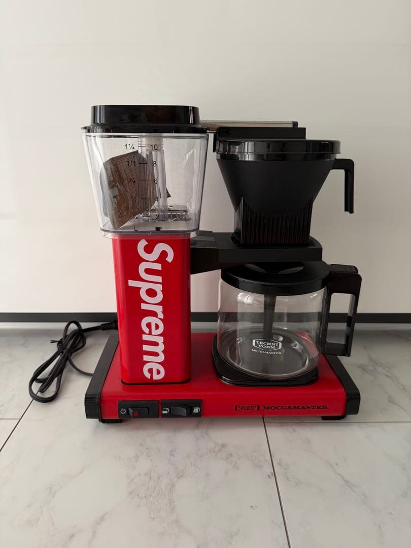 Supreme ドリップ式コーヒーメーカー 赤