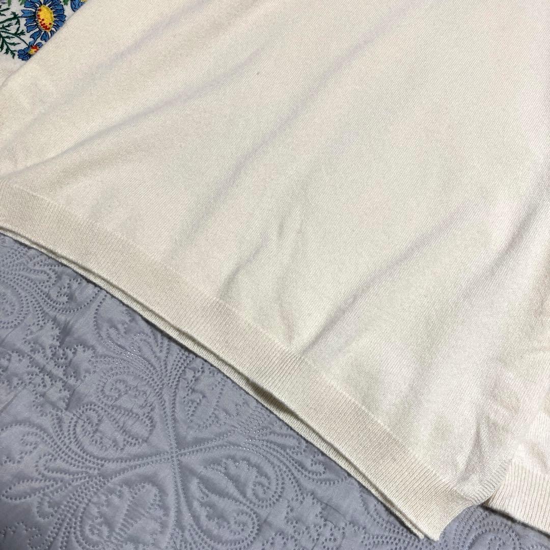 希少　HAWICO スコットランド製　カシミヤ100% 花刺繍　ニット　セーター