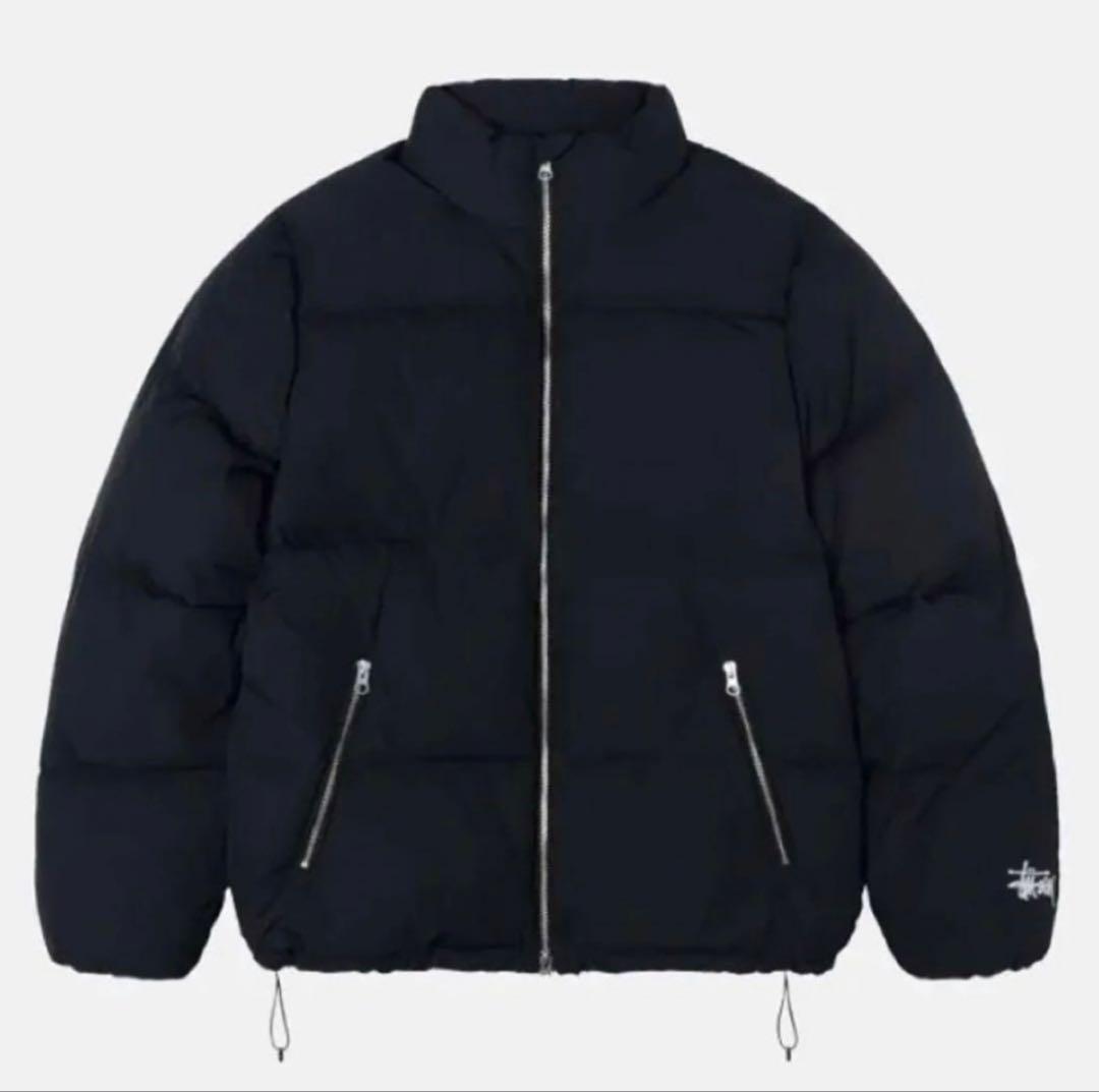 【正規品】【美品】STUSSY DOWN PUFFER NYLON