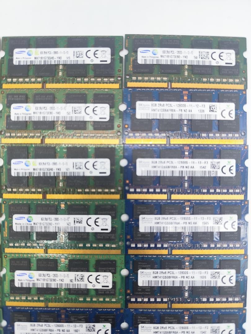 k*n様 DDR3 PC3L-12800S 8GB 22枚セット ノートパソコン