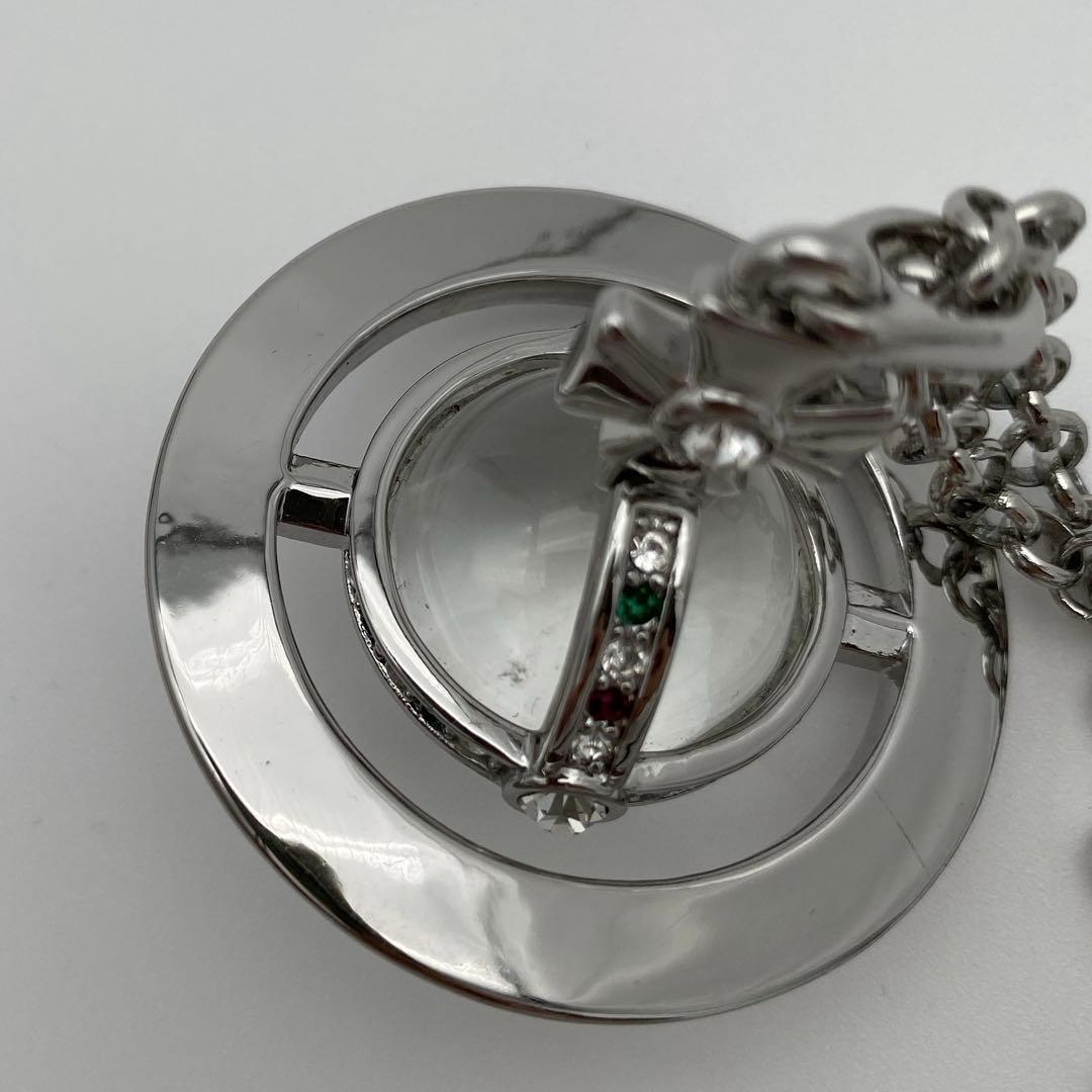 k*o様 【ヴィヴィアンウエストウッド】立体オーブネックレス シルバー アクセサ