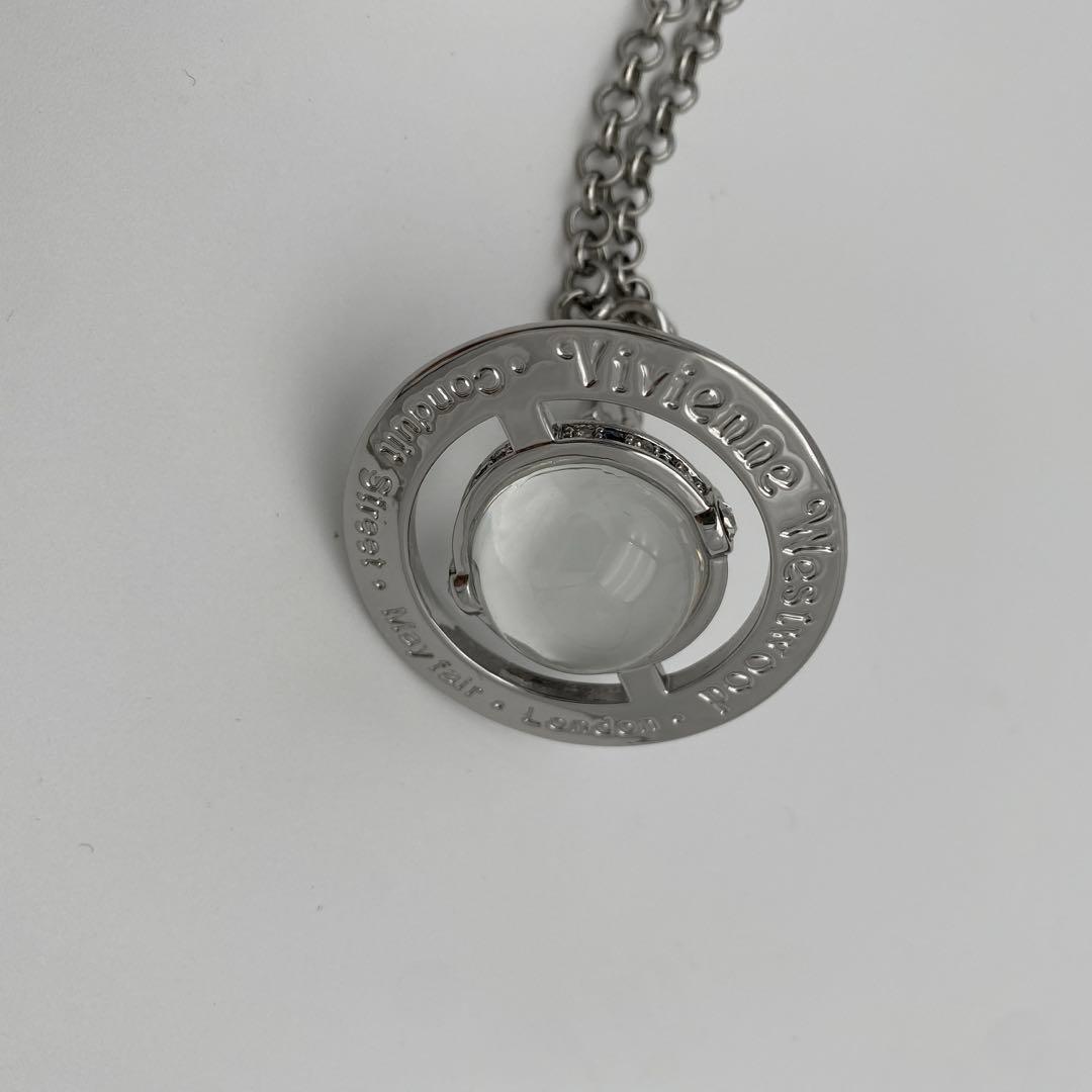 k*o様 【ヴィヴィアンウエストウッド】立体オーブネックレス シルバー アクセサ