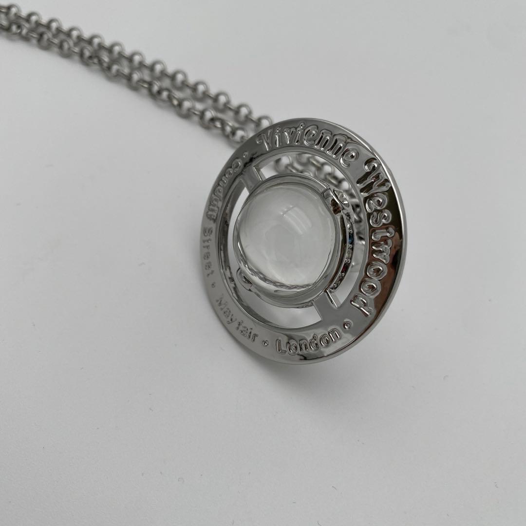 k*o様 【ヴィヴィアンウエストウッド】立体オーブネックレス シルバー アクセサ