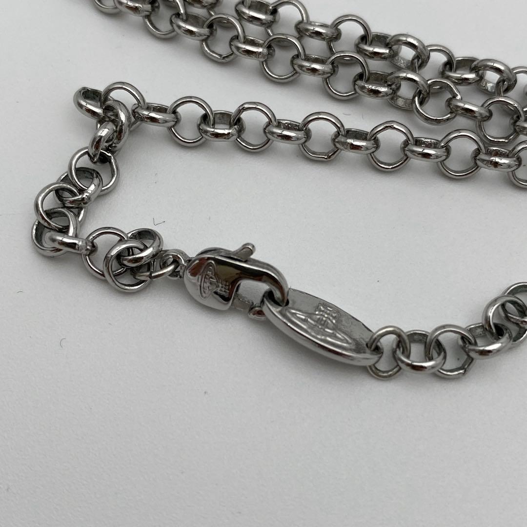 k*o様 【ヴィヴィアンウエストウッド】立体オーブネックレス シルバー アクセサ