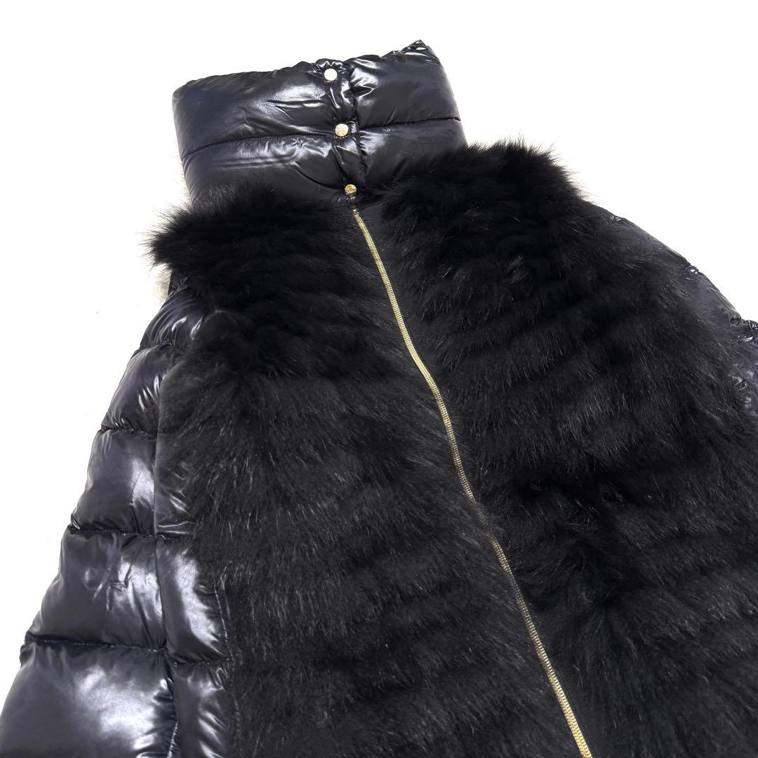 HERNO 2way リアルファー 切り替え ダウンジャケット ダウンベスト