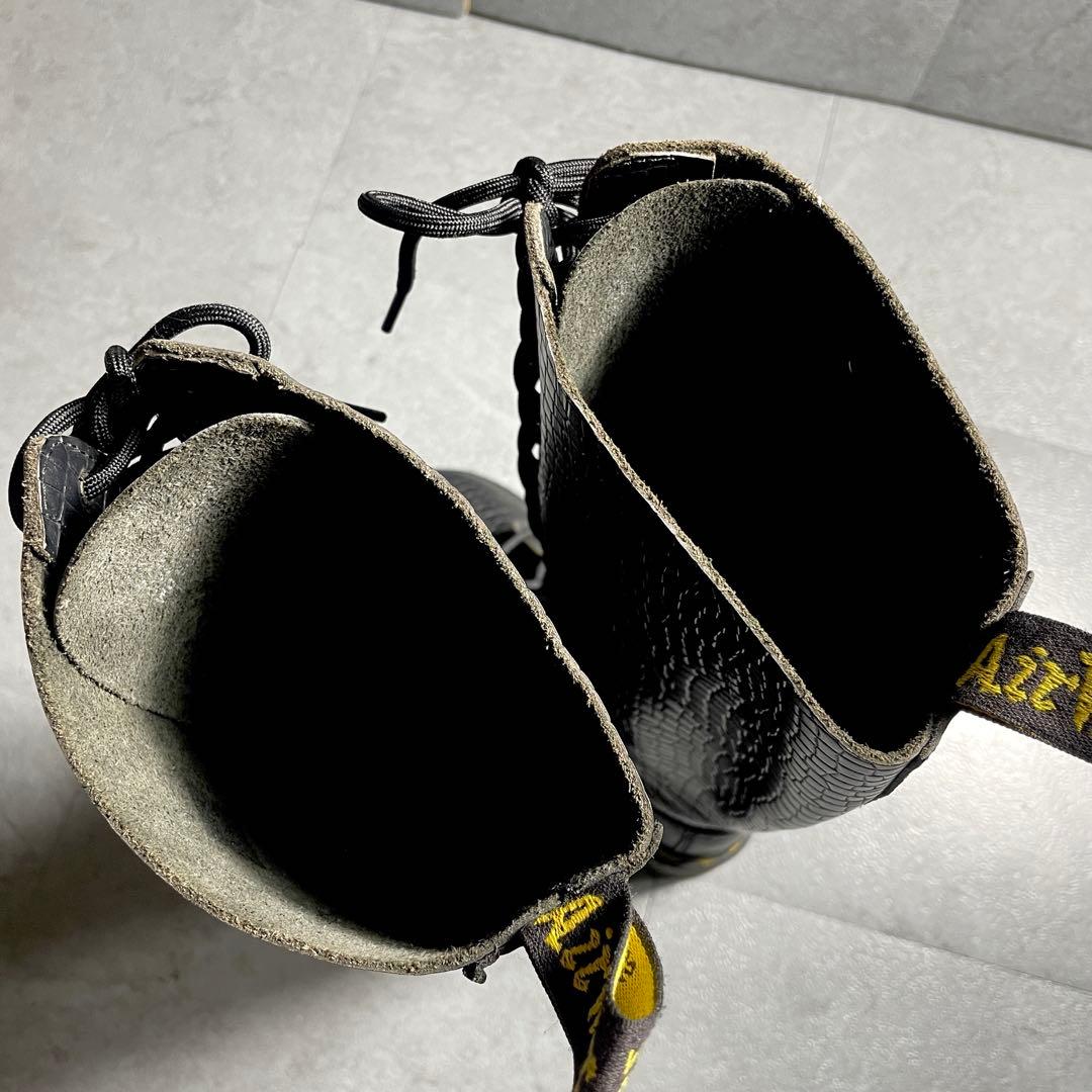超希少✨️ Dr.Martens 20ホール イングランド製 クロコ型押し 黒