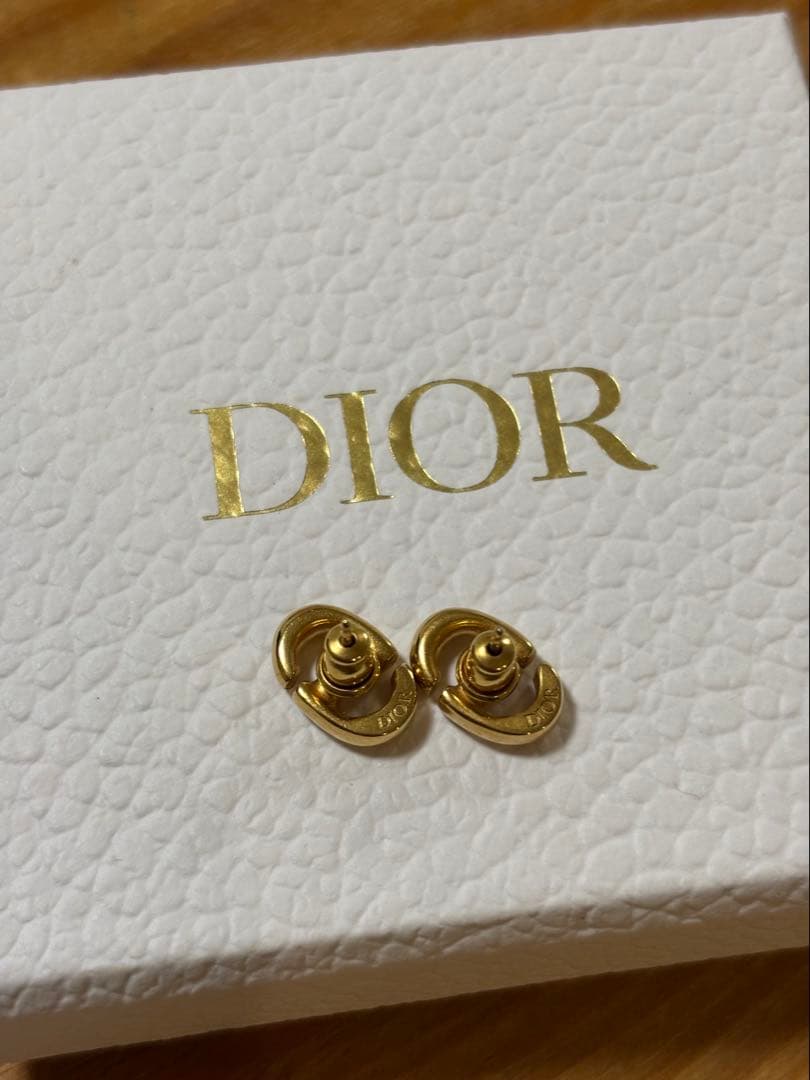 Dior CD Navy ピアス