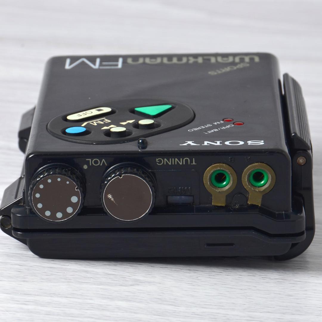 SONY WALKMAN WM-F5 スポーツウォークマン ブラック 整備済